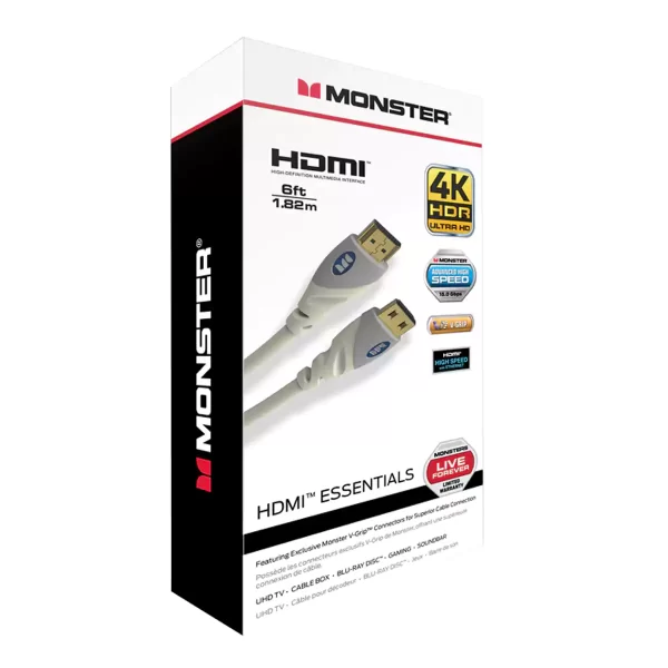 Monster Essentials Ultra HD 4K HDMI Cable - Image 6