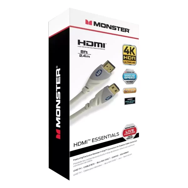 Monster Essentials Ultra HD 4K HDMI Cable - Image 7