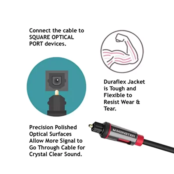 Monster Optical Audio Cable - Image 2