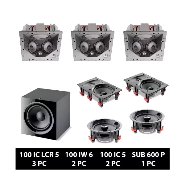 5.1.2 Focal 100 In-Ceiling & In-Wall Speaker Package