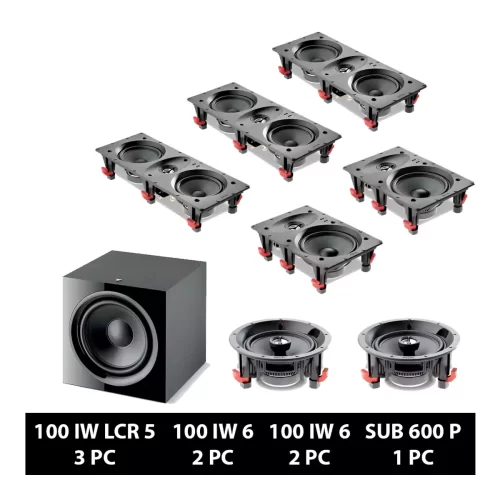 5.1.2 Focal 100 In-Wall Speaker Package