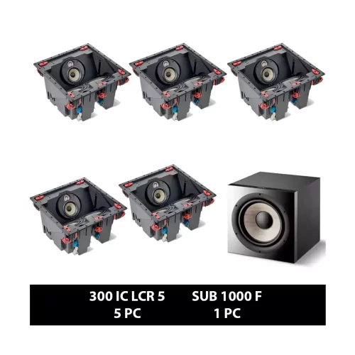 5.1 Focal 300 In-Ceiling Speaker Package