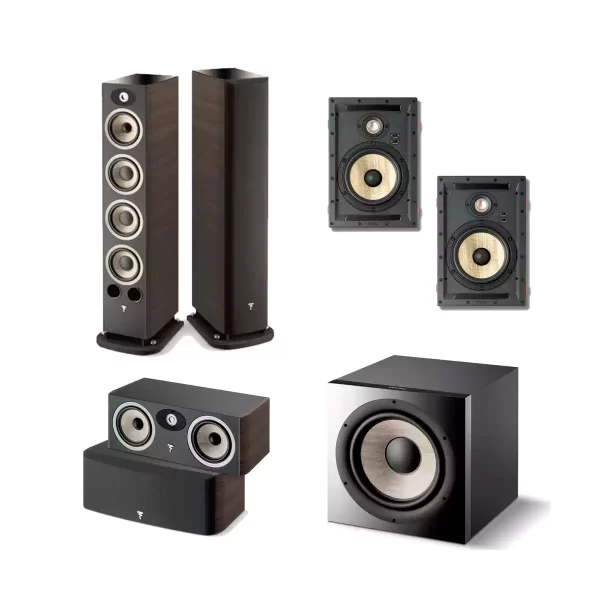 5.1 Focal Aria 936 with 300 In-Wall Home Theater Package