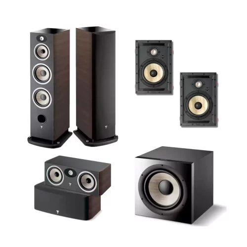 5.1 Focal Aria 948 with 300 In-Wall Home Theater Package